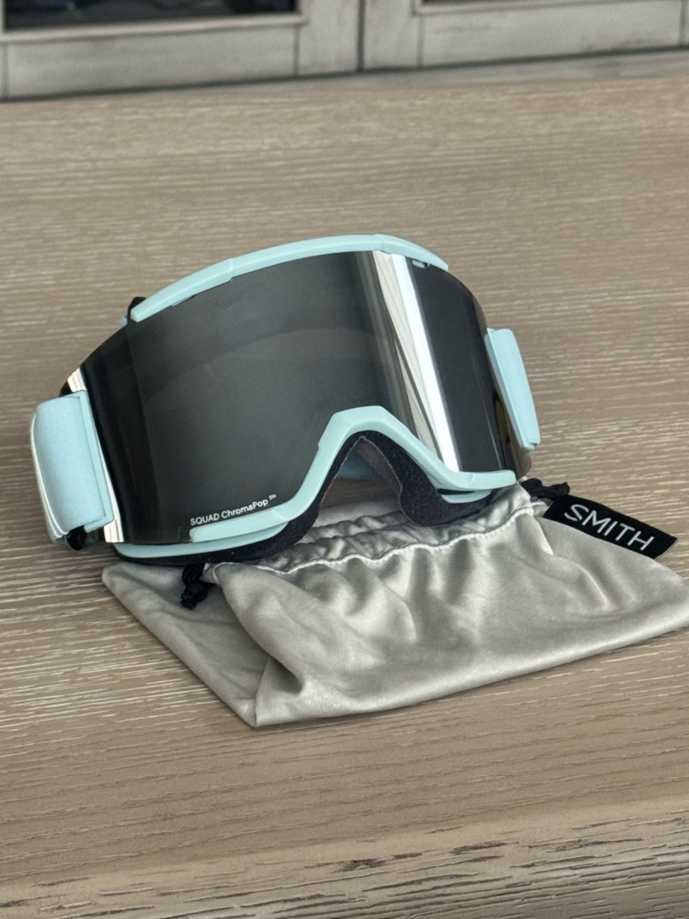 Smith Squad ChromePop Polar Blue 2021 Ski & Snowboard Goggles